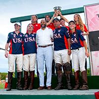 Teams Poland & USA at the Trophy Presentation