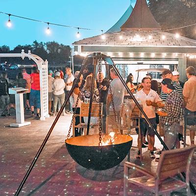 Patio Bar During Après Polo