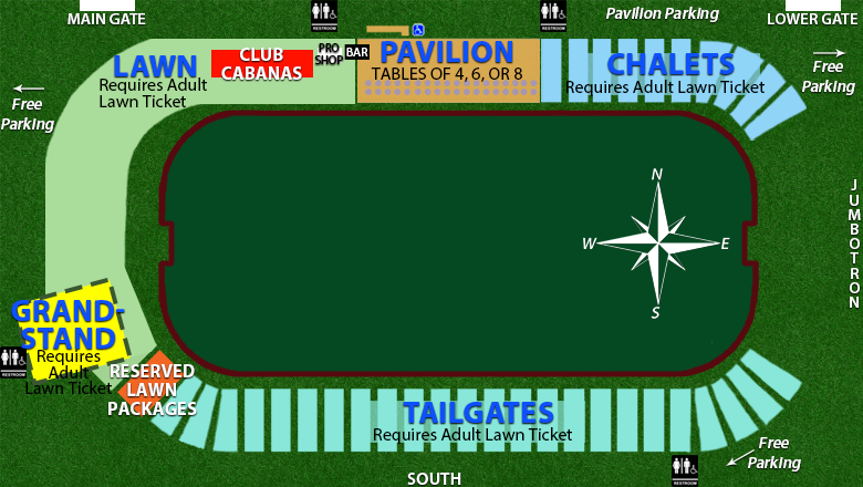 BD Field Venue Diagram